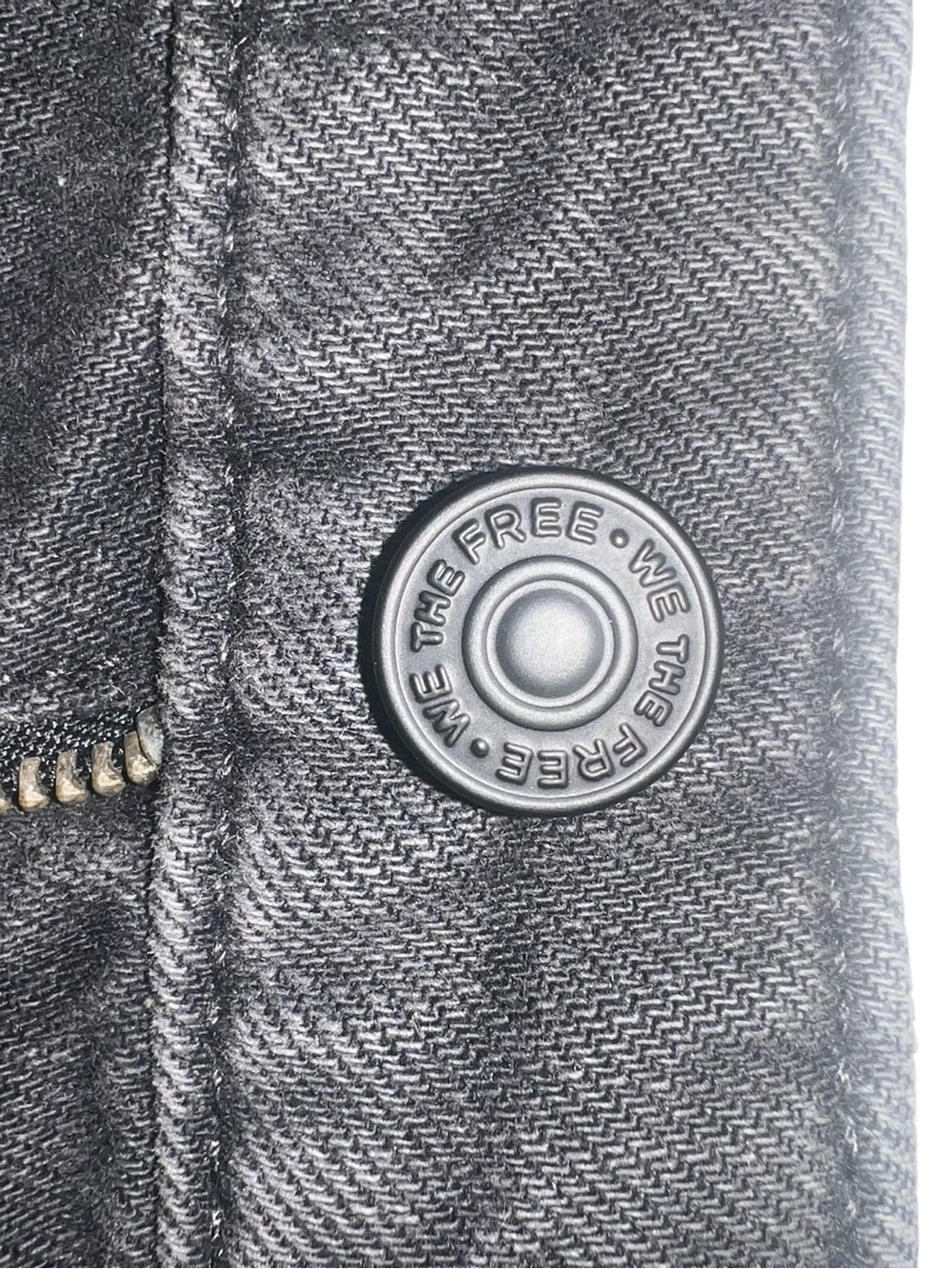 We The Free Free People Black Denim Shorts High Rise Size 25 - Picture 8 of 8